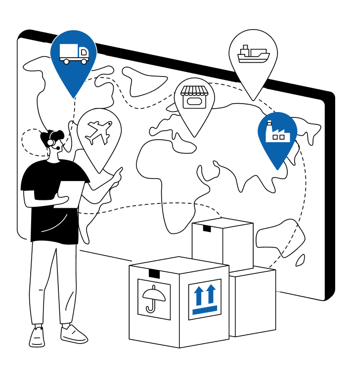 International Distributer Illustration